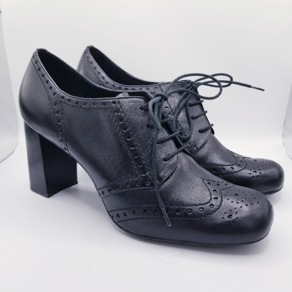 Franco Sarto Shoes - Franco Sarto Devote Black Block Heel Shoes 9.5
